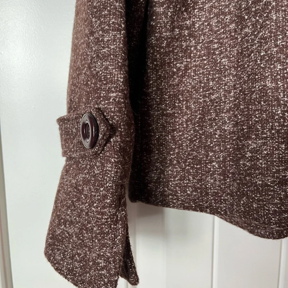 Brown Trendology Button Jacket (Small) - Picture 3 of 9